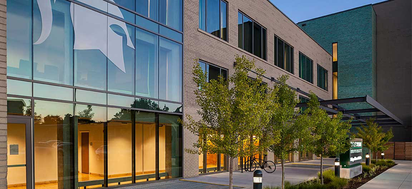The Michigan State College of Health Flint building front